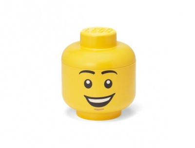 Úložný box, malý, hlava, LEGO, Happy Boy