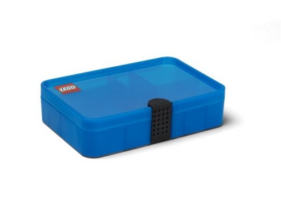 Úložný box, s priehradkami, LEGO, modrý