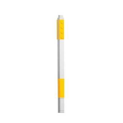 Gélové pero, 0,7 mm, LEGO, žlté