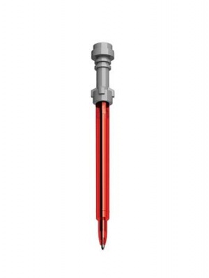 Gélové pero 0,7 mm, svetelný meč, LEGO "Star Wars", červené