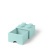 Úložný box, zásuvkový, LEGO "Brick", aqua modrý