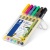 Liner, sada, 0,6 mm,  STAEDTLER "Noris® 307", 6 rôznych farieb