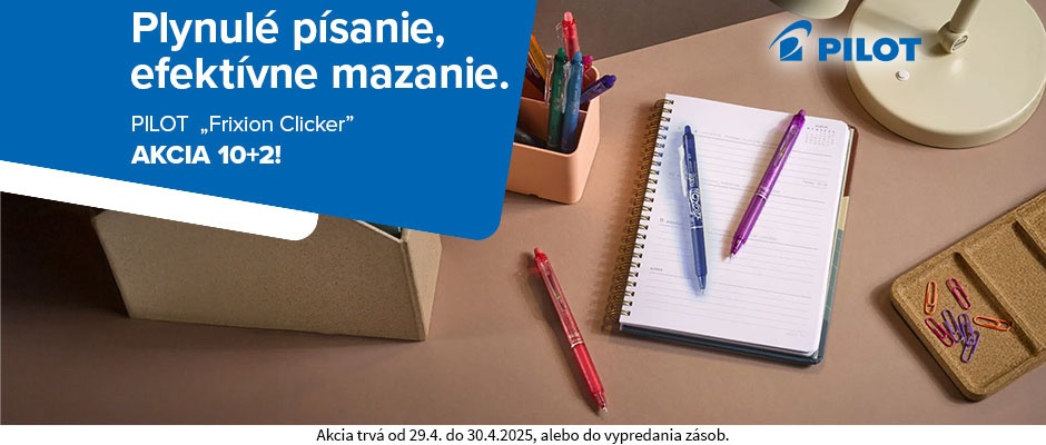 Plynulé písanie, efektívne mazanie.
